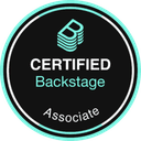 Certified Backstage Associate badge