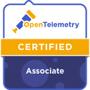 OpenTelemetry Certified Associate badge